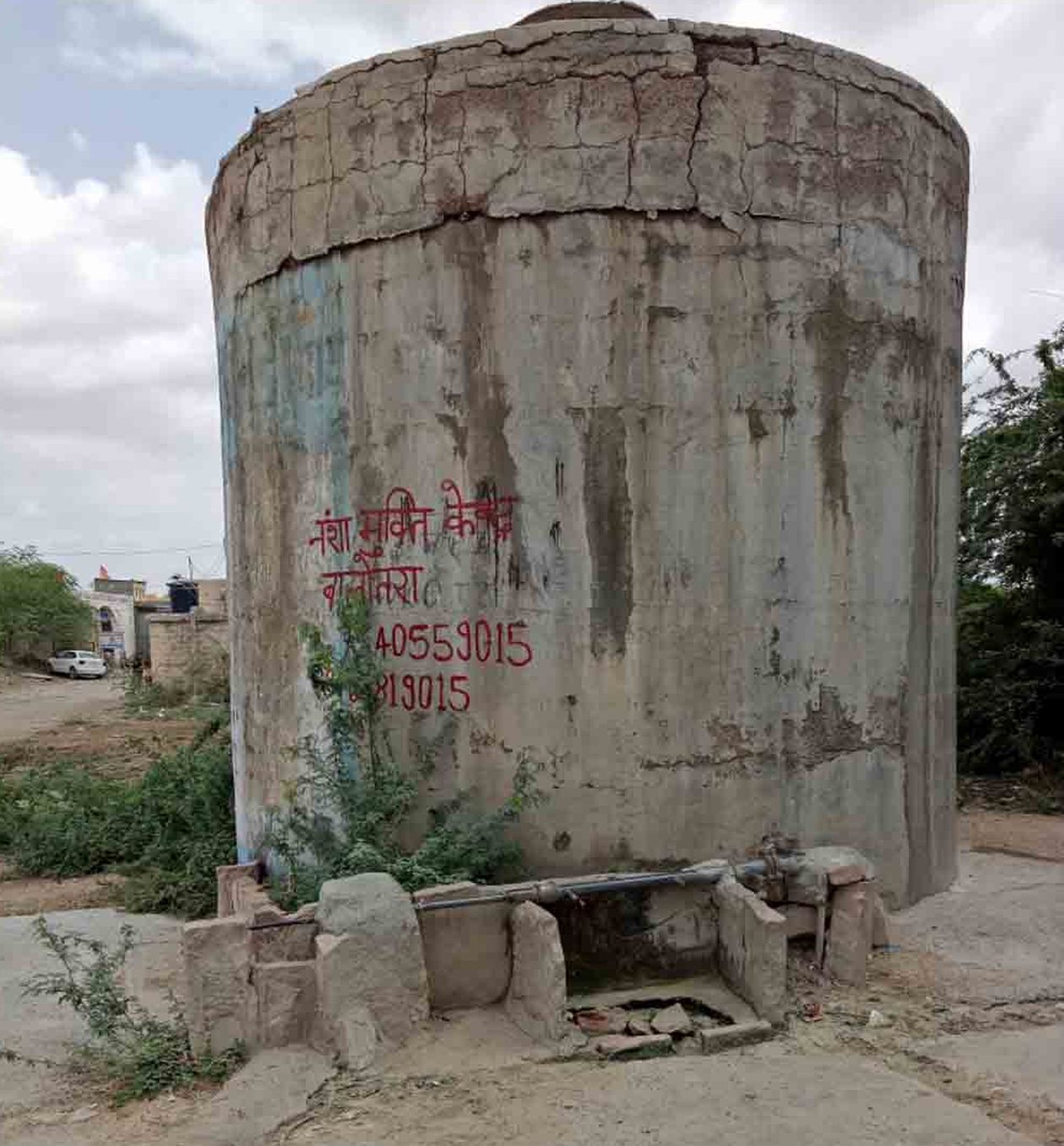 भलरों का बाड़ा में एक पखवाड़े से जलापूर्ति बाधित