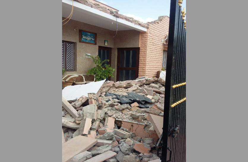 maid dead as balcony of a house fell on her in Jodhpur