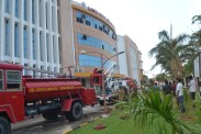 fire in discom office