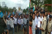 NSUI Protest