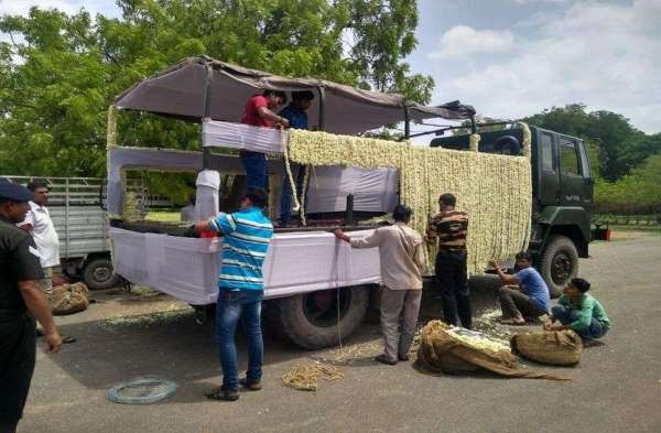 Prime Minister and Home Minister sent Puspchakra for Rajmata