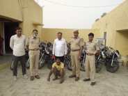 Bike thief caught
