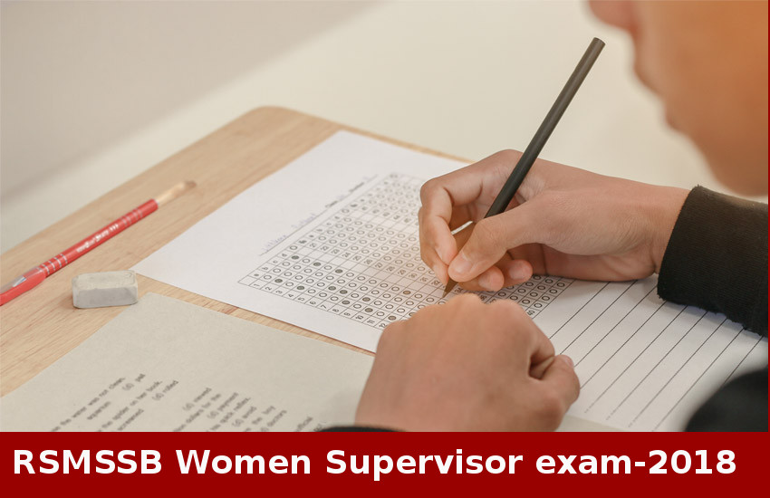 RSMSSB Women Supervisor exam date...