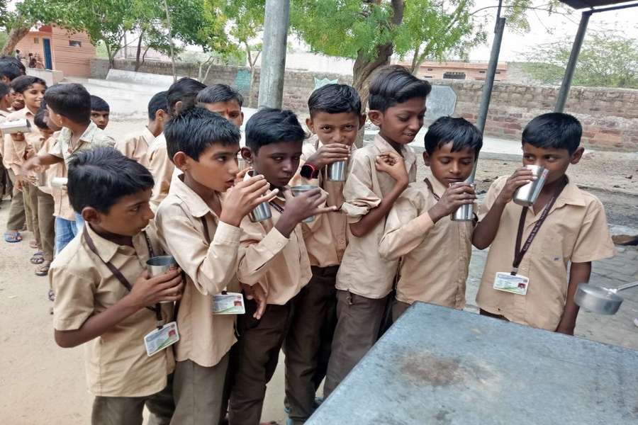 annapurna dudh yojana in jodhpur schools