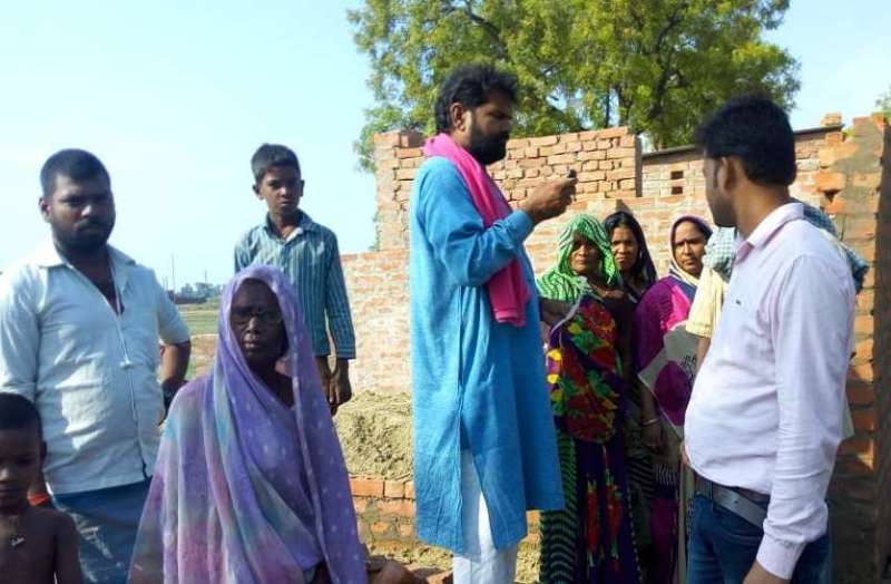 एक साल पूर्व शौचालय का कराया गया था निर्माण