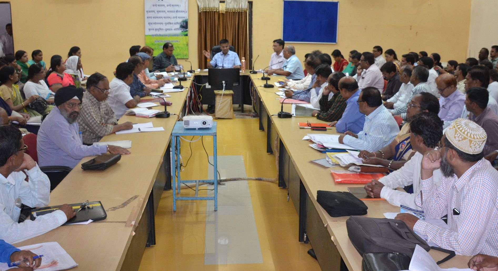 Collector was angry at the District Education Officer