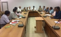 Meeting in Jaisalmer District Collectorate for PM jaipur visit