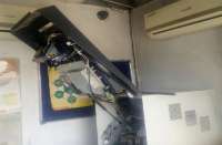 thief attck on atm in night