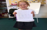 7 year old girl wrote a chilling message in her homework book