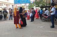 Burka Woman Not allowed For PM MOdi rally aJaipur