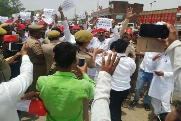 Samajwadi Party Leader in Police Custody