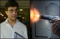 saurav gun incident