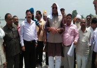 Irrigation minister Dharampal Singh in Lakhimpur Kheri