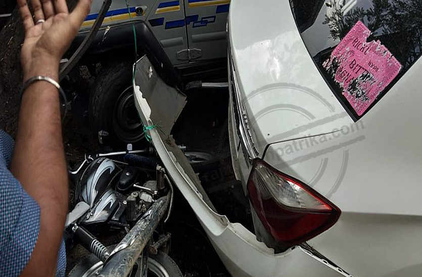 Road accident in bhilwara
