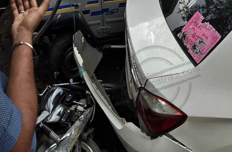 Road accident in bhilwara