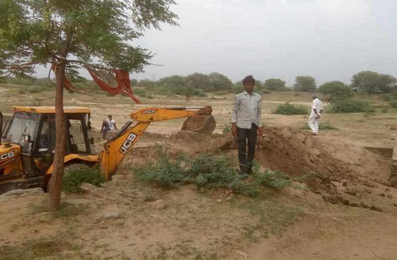 Rural Repaired broken Anikat in bhilwara