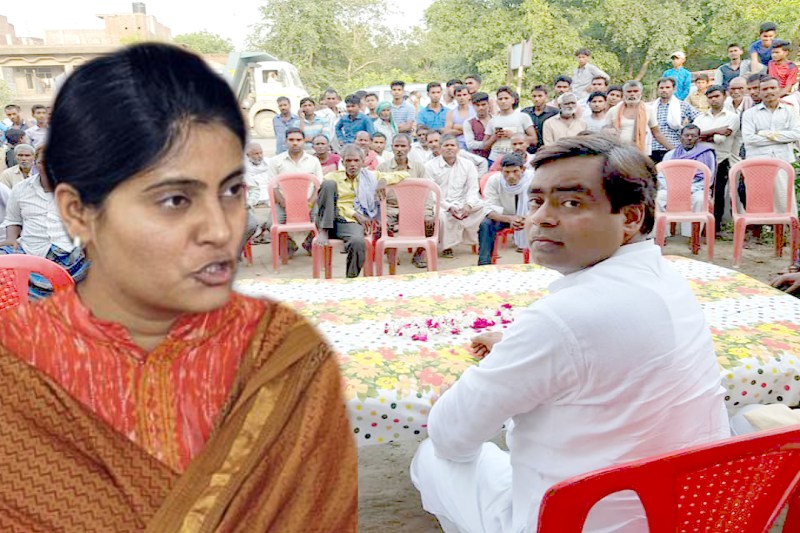 Anupriya Patel and MLA Dr RK Verma Comment
