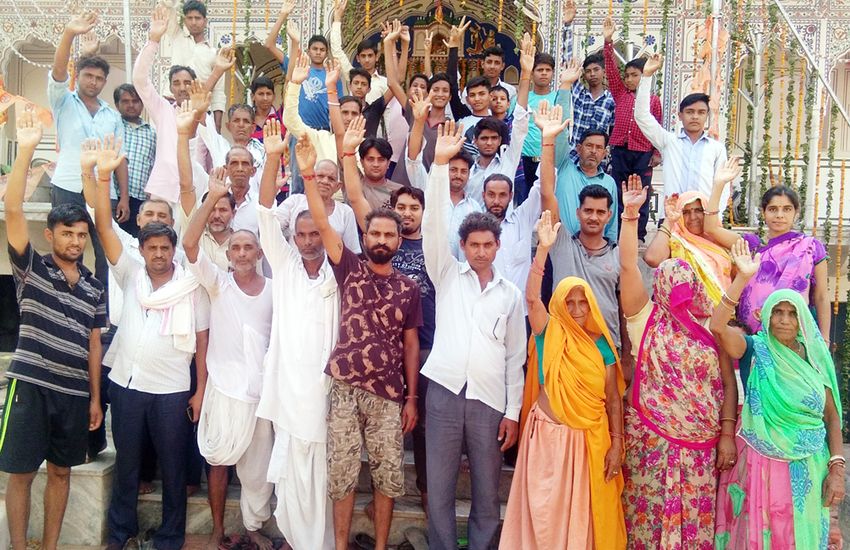 Villagers performed