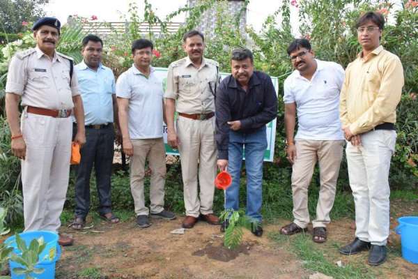 Plantation drive of Patrika Group Harit pradesh in Satna