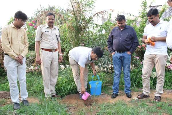 Plantation drive of Patrika Group Harit pradesh in Satna