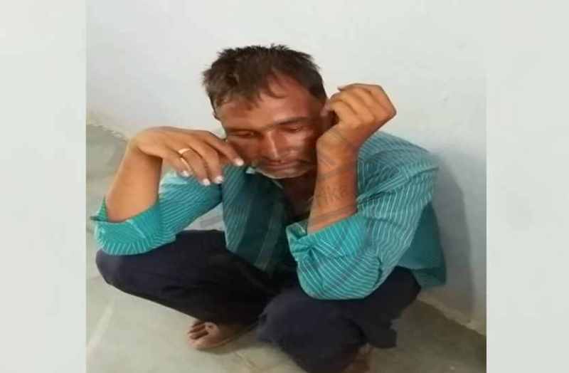 Recovery youth villagers to beat in bhilwara