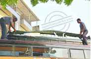 Illegal business of crores roofs of buses in bhilwara