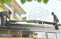 Illegal business of crores roofs of buses in bhilwara