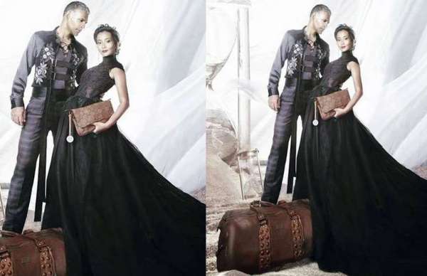 milind soman and his girlfriend