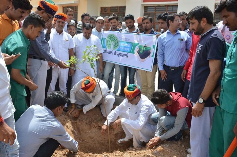 Plantation Program organized in Swami Vivekananda Model School