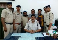 Theft and arrested three accused of Arms Act