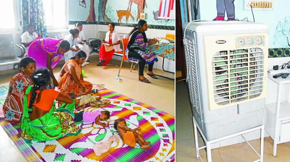 District hospital Singrauli me pankha kular AC fail