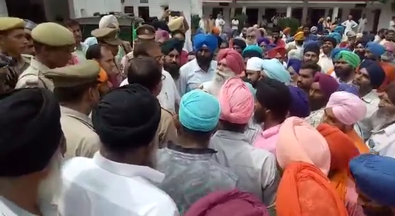 Sikh Sangathan serious allegation on Police lakhimpur Kheri