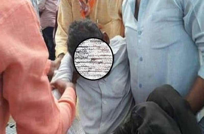 bjp worker death in road accident