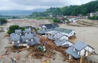 जापान में भारी बारिश