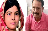 Munna Bajrangi and his wife Seema Singh