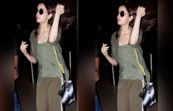 alia bhatt spotted at airport with cost handbag