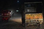 Alwar : road light closed in city area