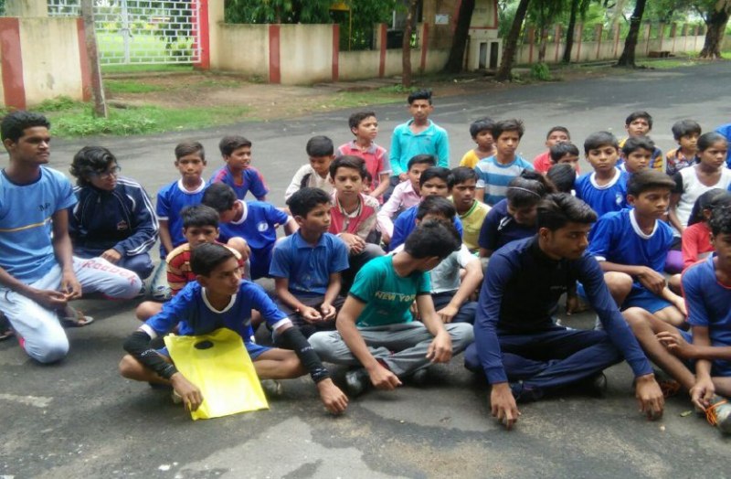 raisen, raisen news, raisen patrika, patrika news, patrika bhopal, bhopal mp, sport, sport authority, mohini sharma, strike, protest, 