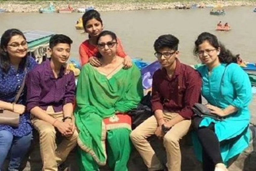 lalit and his family