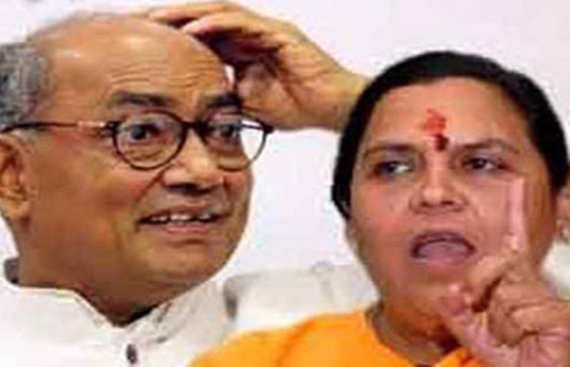 uma bharti controversial statement on digvijay singh case