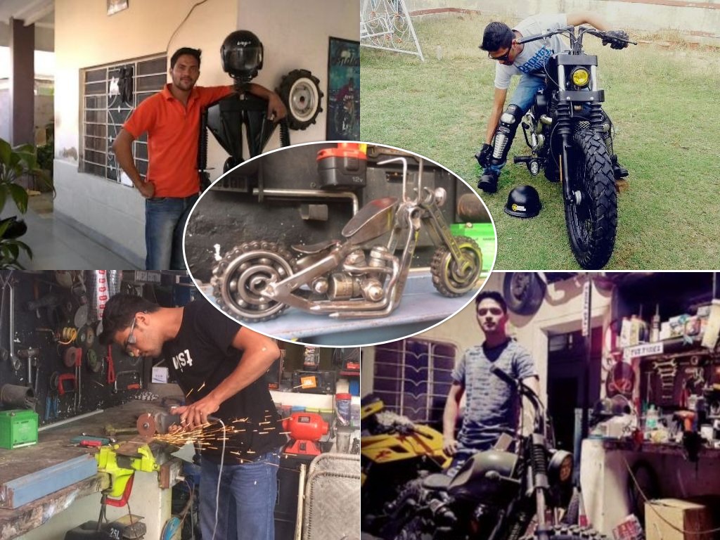 multi talented boy avesh is modified bikes and cars in city