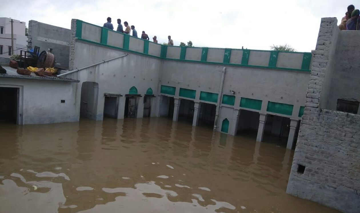 heavy rain churu