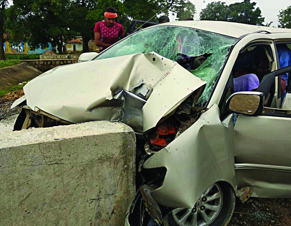 NTPC manager dies in Korba Chhattisgarh road accident