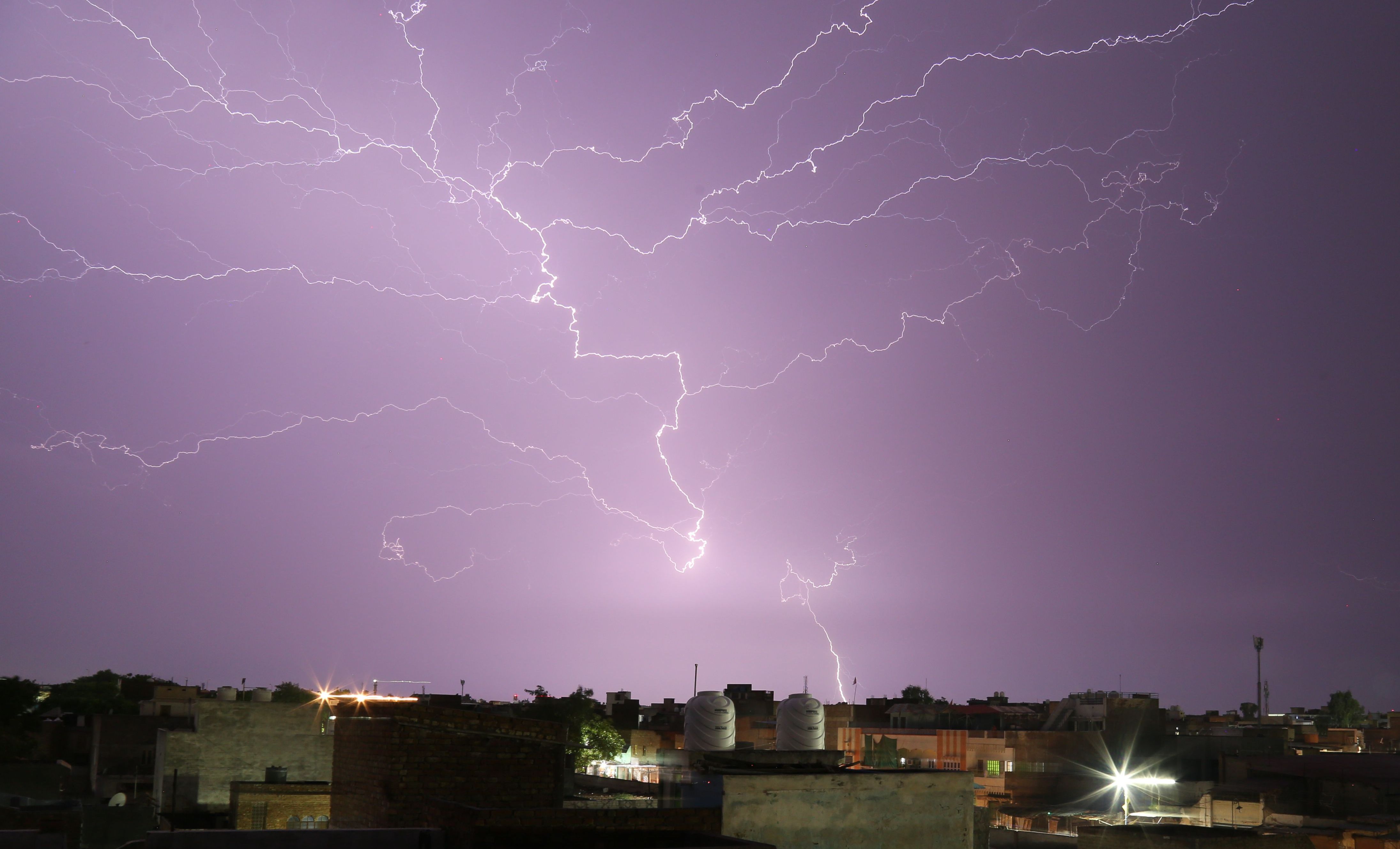 Rain in Bikaner