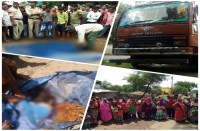 तेज रफ्तार माजदा ने सात साल की बच्ची को रौंदा, गुस्साए भीड़ ने किया बिलासपुर-शिवरीनारायण मार्ग जाम