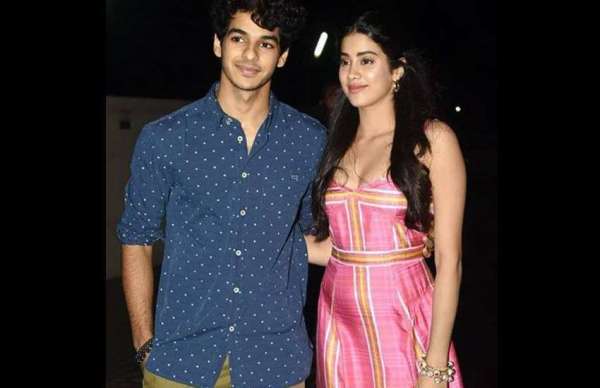dhadak screening janhvi kapoor and ishaan khattar latest photos