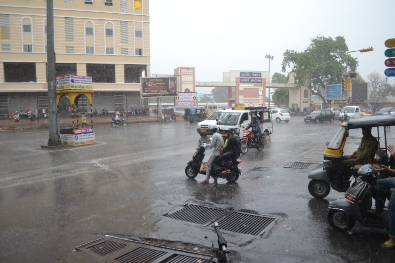rain pour ajmer