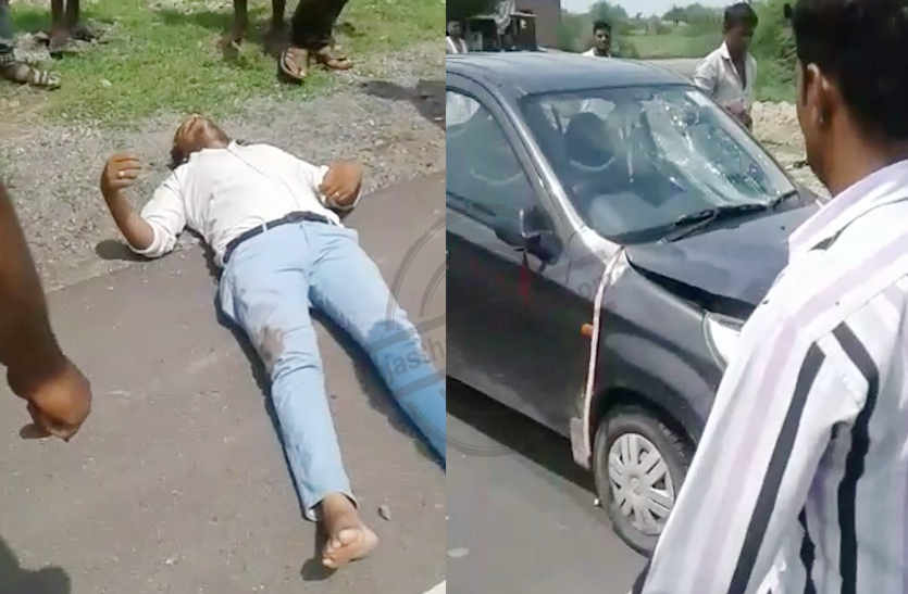 Road accident in bhilwara