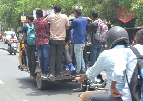 pics of Constable recruitment examination -2018