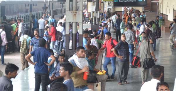 pics of Constable recruitment examination -2018